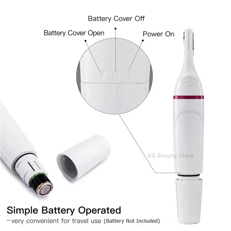 Multifunction 5 In 1 Electric Epilator For Women Hair Remover Shaver Razor For Eyebrow Underarm Bikini Leg Depilador Feminino image 6