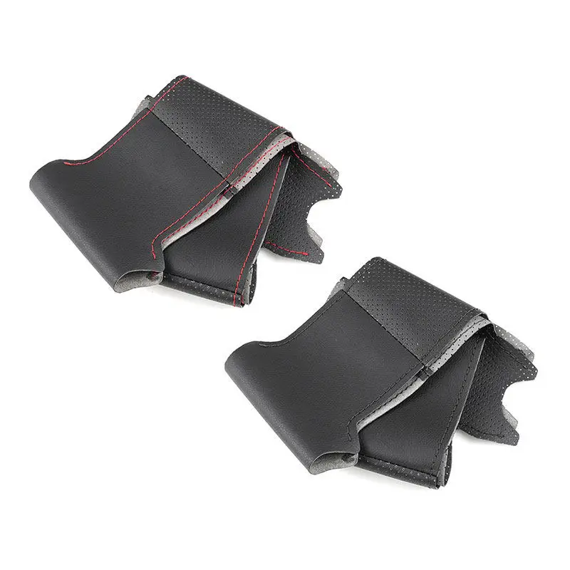 Car Interior Accessories Braid Steering Wheel Leather Cover Hand Sewing For Nissan Teana Murano Z51 Elgrand Quest