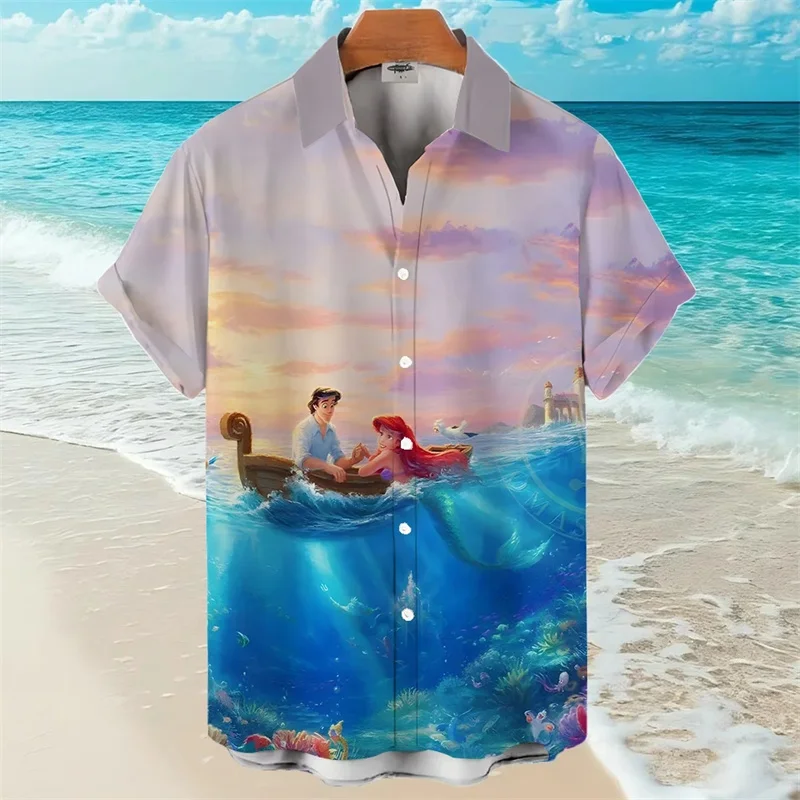 

Beach vacation 3D digital printing Hawaiian shirt casual quick-drying shirt men's shirt summer fashion trend retro boutique top