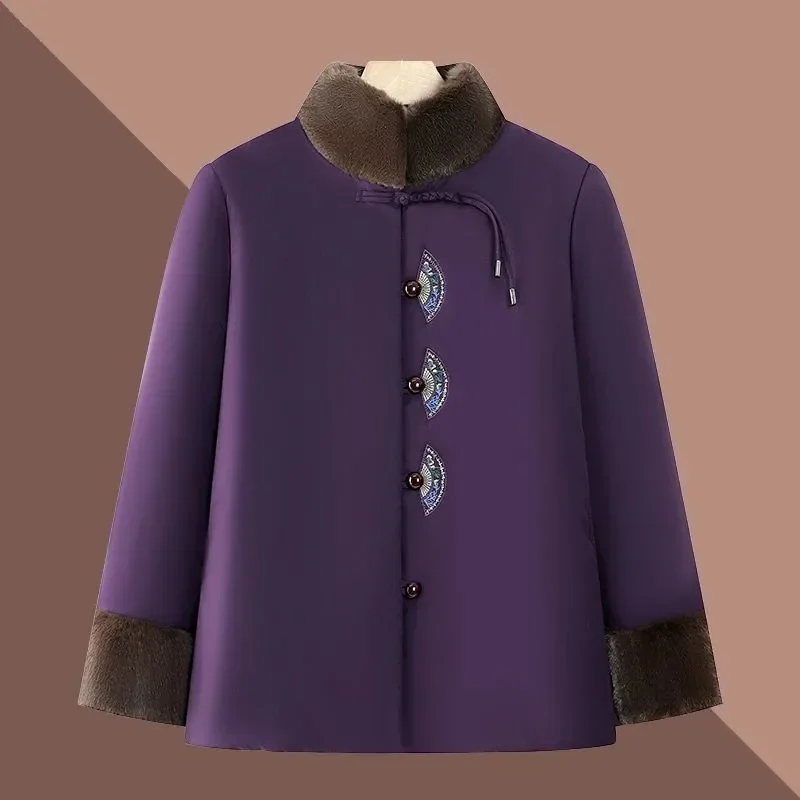 Manteau en coton pour femme, pardessus en velours, épais et chaud, grande taille, ample et Chic, nouvelle collection hiver 2026