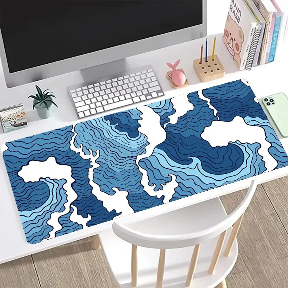 

Черный настольный коврик Great Wave, коврик для мыши, японский художественный коврик для мыши, резиновый коврик для мыши, коврик для стола, коврики для ПК, 900x400, офисные аксессуары