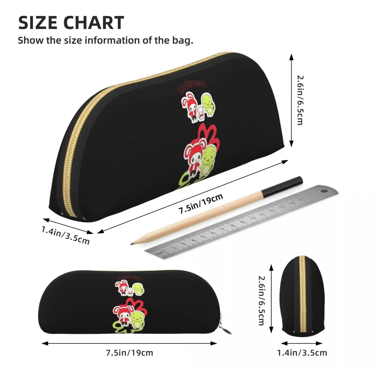 Jj ميكي مايزن مقلمة قلم رصاص الحقيبة تخزين القرطاسية لوازم تخزين كبيرة صندوق القلم حقيبة أقلام رصاص لهدايا الطلاب