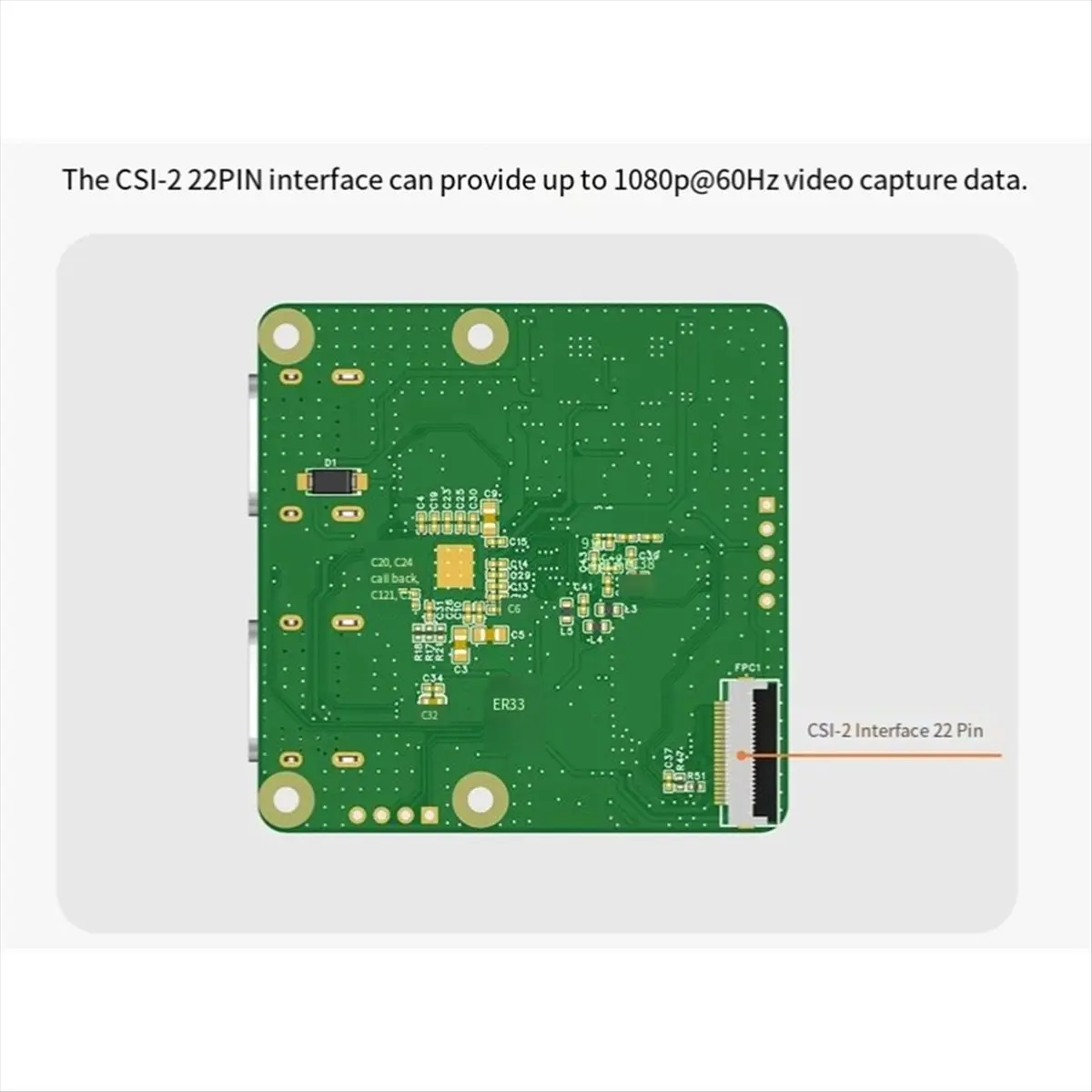 

AA86 HDMI-совместимый адаптер для Raspberry Pi с выходом CSI-2 Original Picture Ring, Blikvm Pikvm, аудиовыход I2S для Raspberry Pi 5, 1 шт./лот