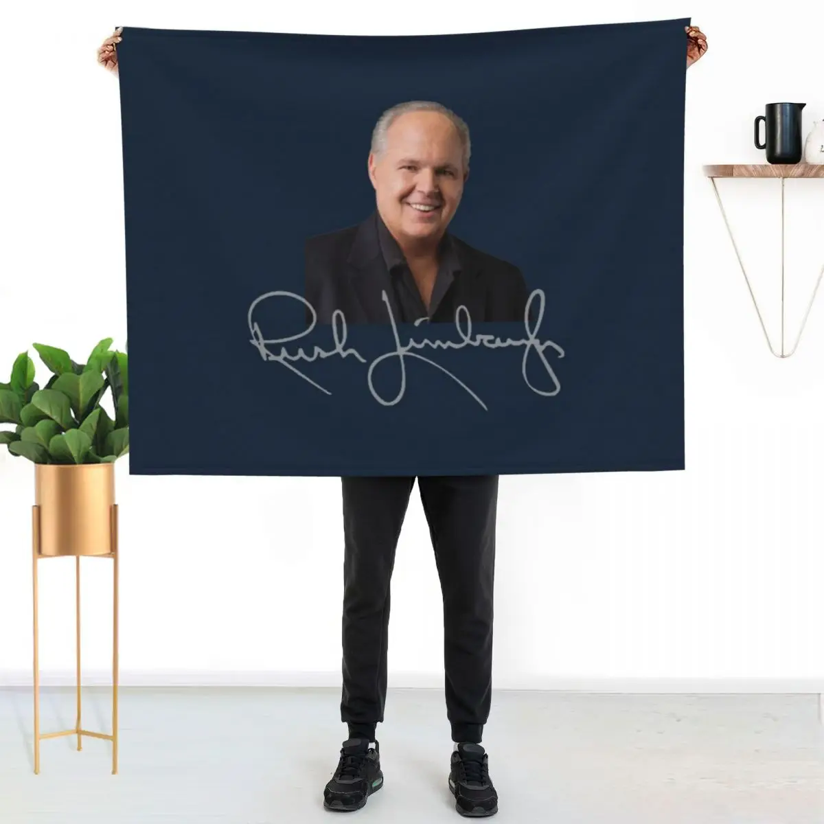 Rip rush limbaugh rush rip Talk Show Betsy Ross Throw Blanket Cute Decoratives halloween Winter beds Polar Blankets