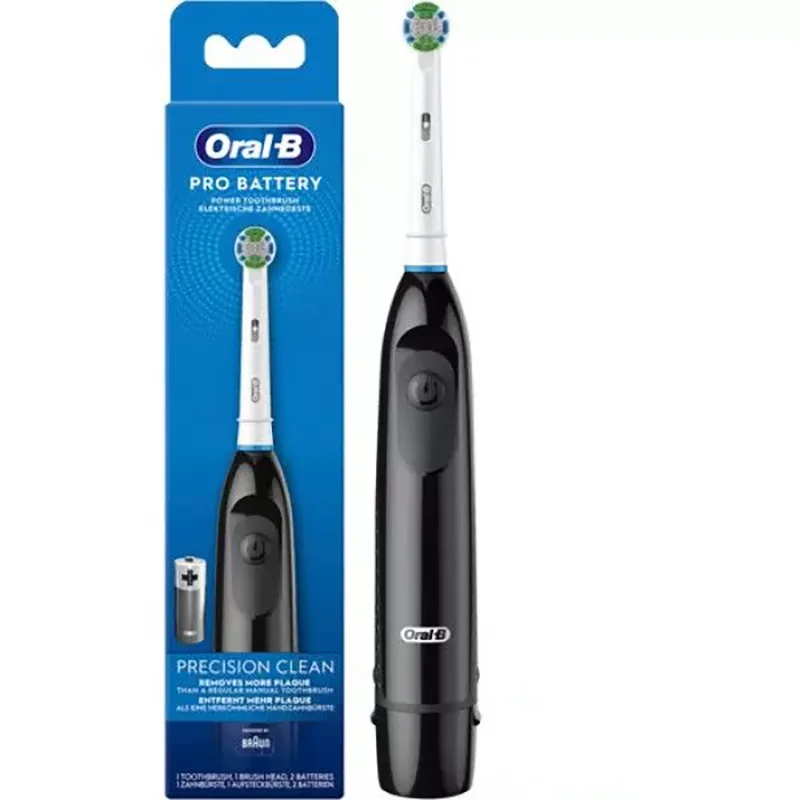 Oral B-cepillo de dientes eléctrico sónico para adulto, dispositivo para blanquear los dientes, alimentado por batería con cabezales de repuesto