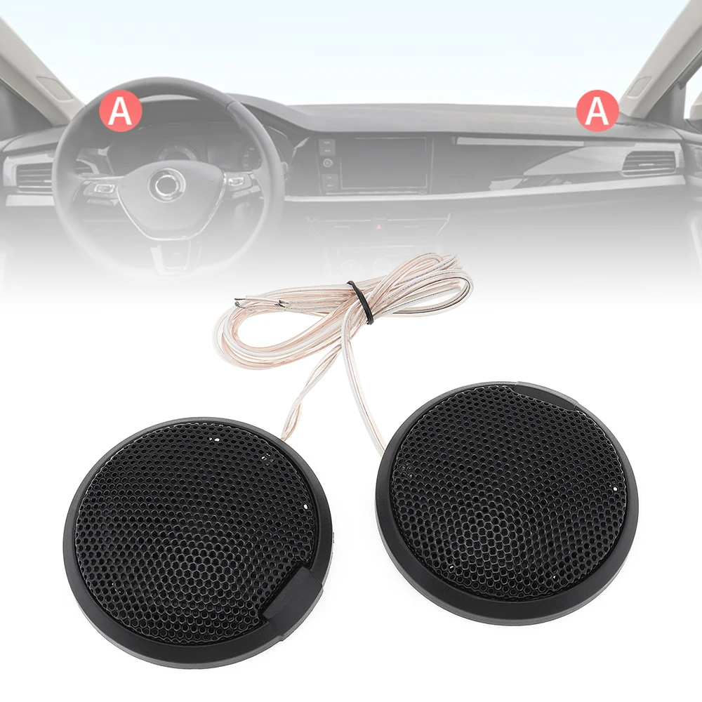 

2pcs Universal 20W Car Speaker Dome Tweeters Sound Vehicle Auto Music Stereo Modified Loud Speaker