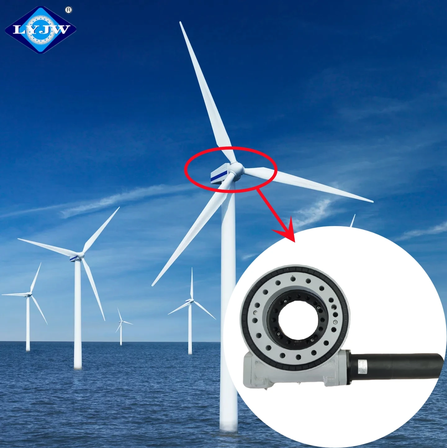 High Quality Slewing Drive Bearing Swivel Drive Hydraulic Motor SE7 For Rotation Platform/Man Lift Crane/Timber Grab