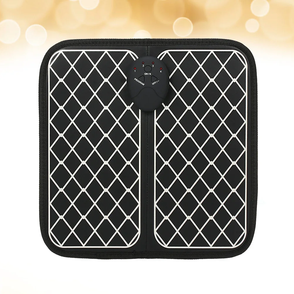 

Электрический массажер для ног, перезаряжаемый через USB, релаксационный подарок для семьи, друзей, складной дизайн, простой в использовании коврик для массажа ног