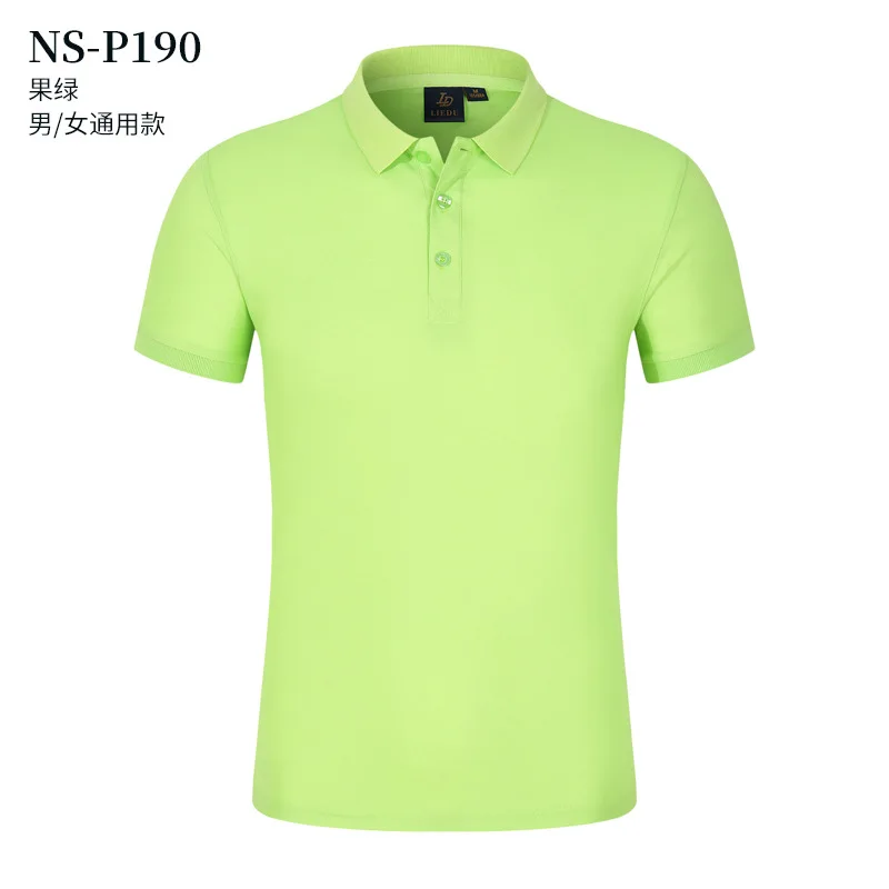 SummerpoloShirtT-shirt a maniche corte per uomo Scuola Azienda Uniforme da lavoro Pubblicità Camicia culturale Uniforme di gruppo Turn-down Coll