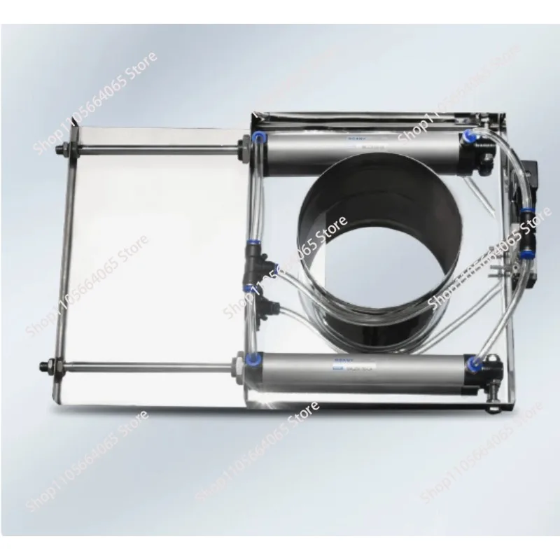 Air duct collector 24v solenoid plate automatic pneumatic sliding damper for air duct system