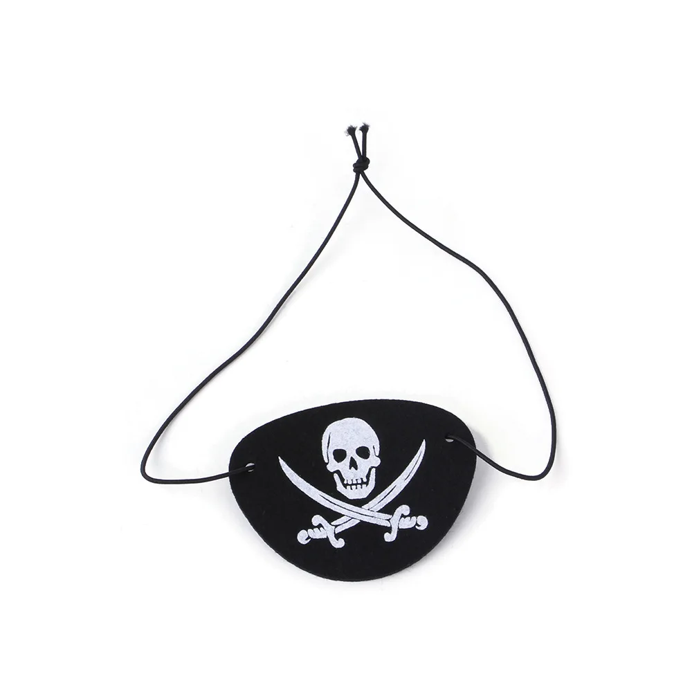 Halloween Pet Costumes Clothes Pirate Hat Eye Patch Halloween Party Holiday Dress Up For Cat Puppy Small Dog Pet Accessories