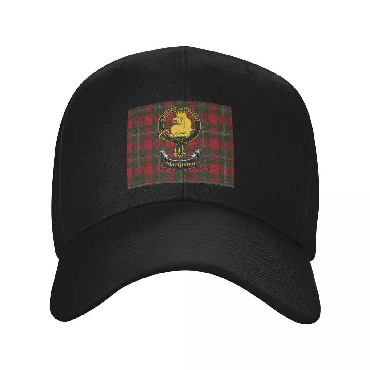 

Scottish MacGregor Clan Tartan and Crest Products Baseball Cap beach hat Icon hats on offer Boy Women's