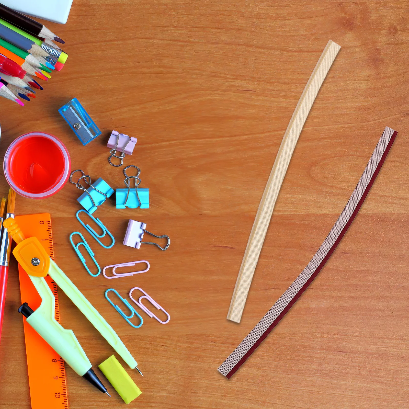 26 قطعة مواد تجليد الكتب عصابات 11.8 بوصة نسيج ناعم DIY بها بنفسك مجلة ألبوم الحرفية ملزمة طقم تصليح عقال ملزمة #4