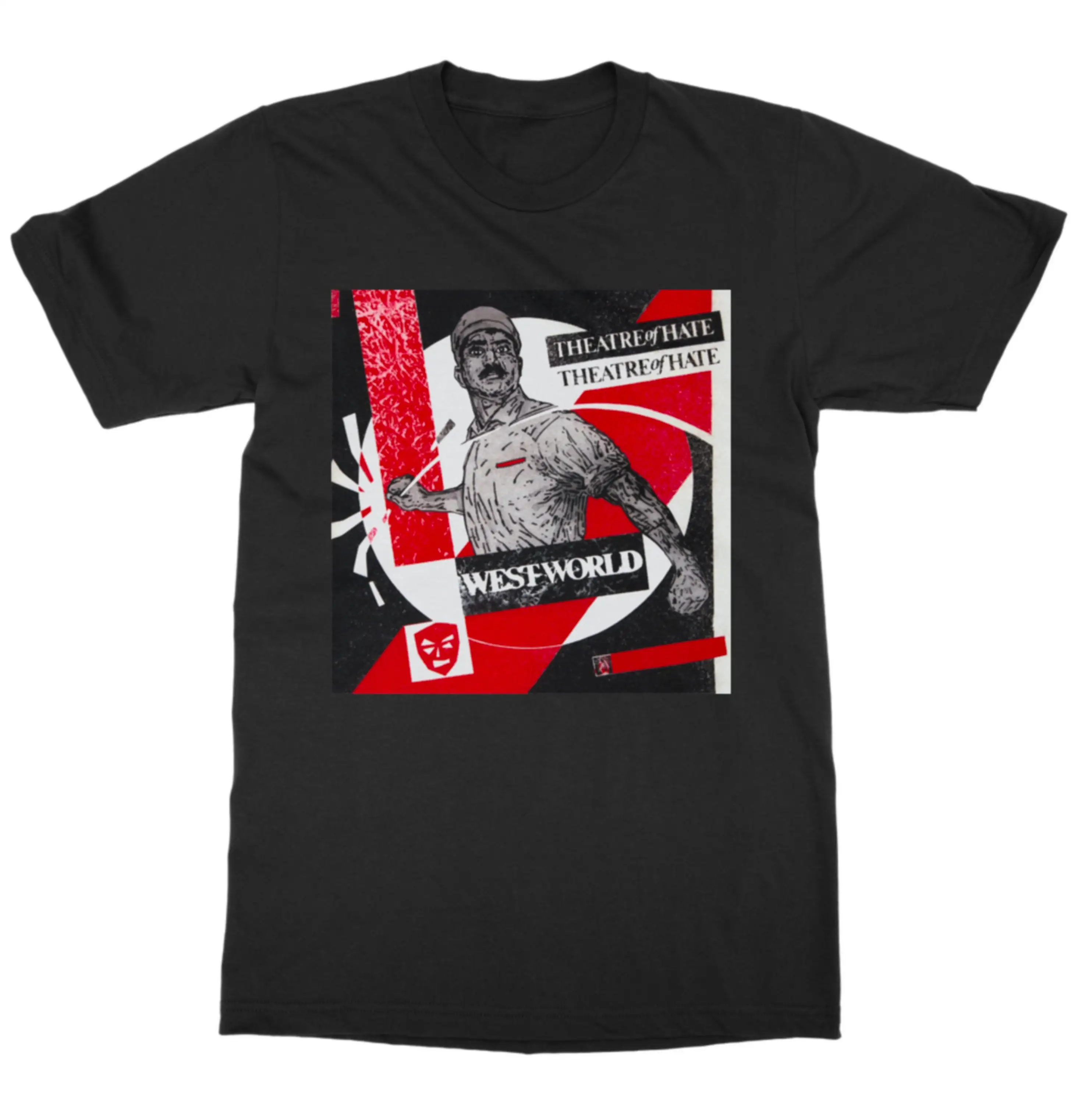 

Theatre Of Hate Westworld Classic T Shirt Mens Rock Band Worldwide Shipping