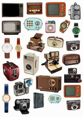 Kit De 94 Autocollants Vintage Thème Cinéma - Pour Scrapbooking, Journal Intime, Loisirs Créatifs - 9