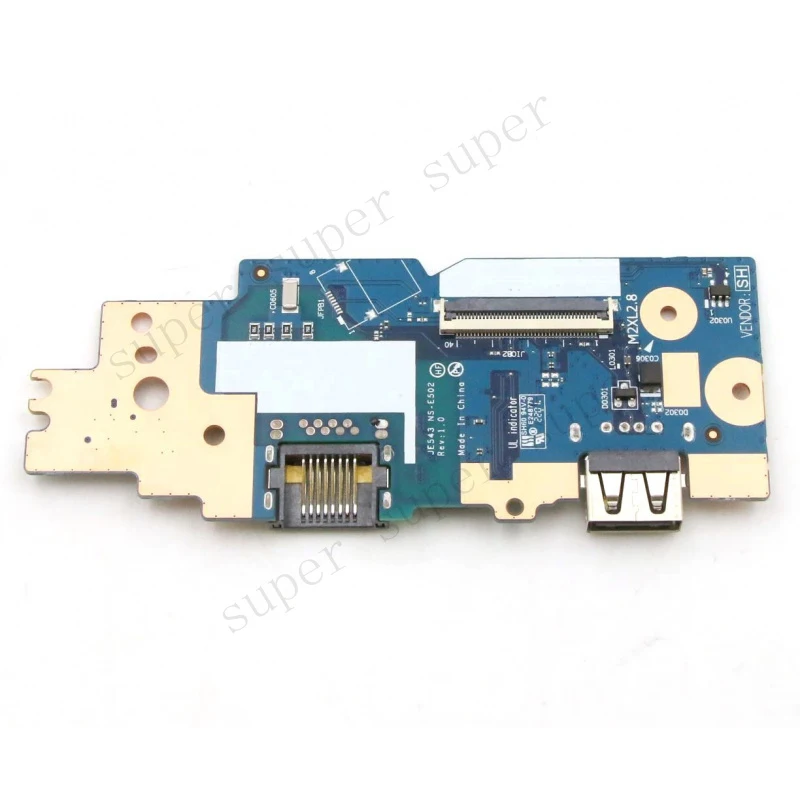 

S+ New JE543 NS-E502 USB RJ45 Lan IO Board NFP 40P For ThinkPad E15 Gen 4 21ED 21EE