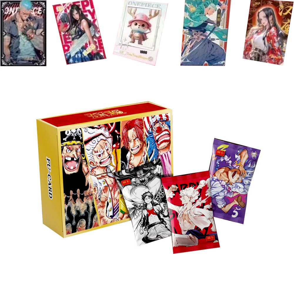 

Wholesale One Piece Cards TCG CCG Lufei Ichigo Booster Box Doujin Children Toys And Hobbies Gift Toys Child Birthday Gifts