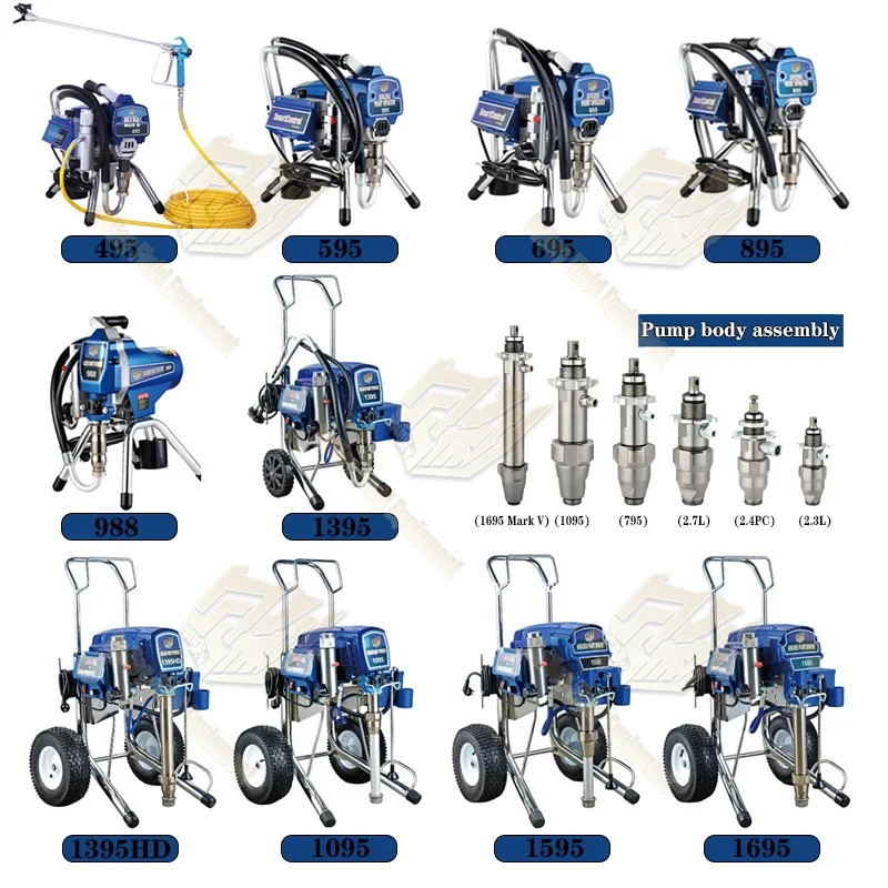 Airless máquina de pulverização, Transmissão Front Driver Habitação, Habitação para GRC 395 490 495 595 alta pressão, Tpaitlss 287055