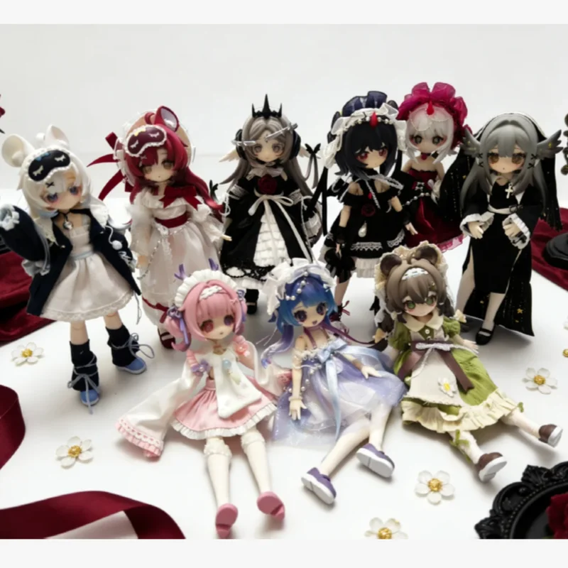 

Новая оригинальная экшн-фигурка Meki Creaters'S Essence 1/12 Bjd Mjd Blind Box Kwaii, кукла, настольный орнамент, коллекция, модель, подарок для девочек