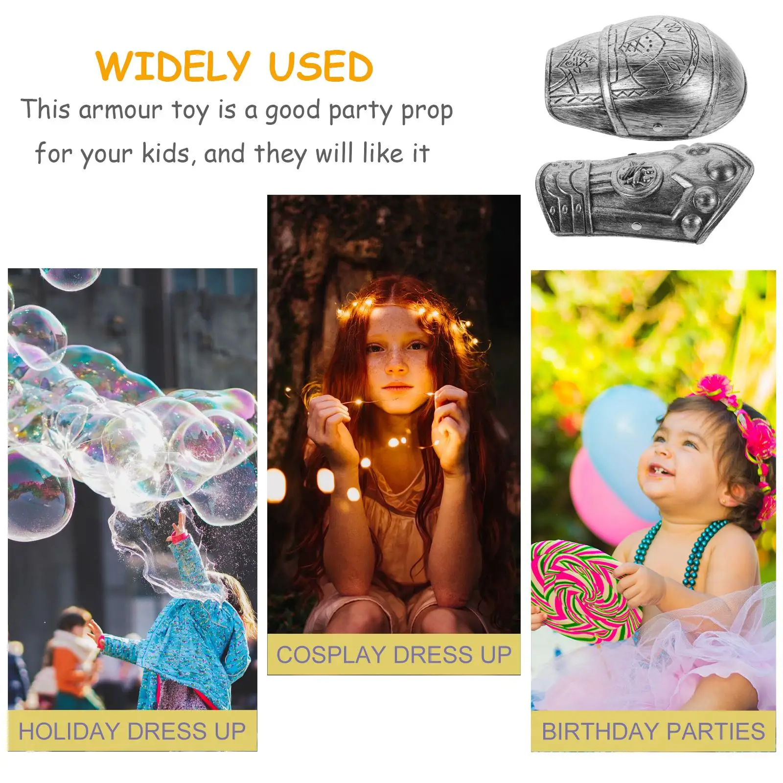 Protège-épaules pour enfants, armure, accessoires de plaque de Costume, accessoire de Cosplay médiéval pour enfants, fourniture pour hommes du moyen âge, soldat en plastique