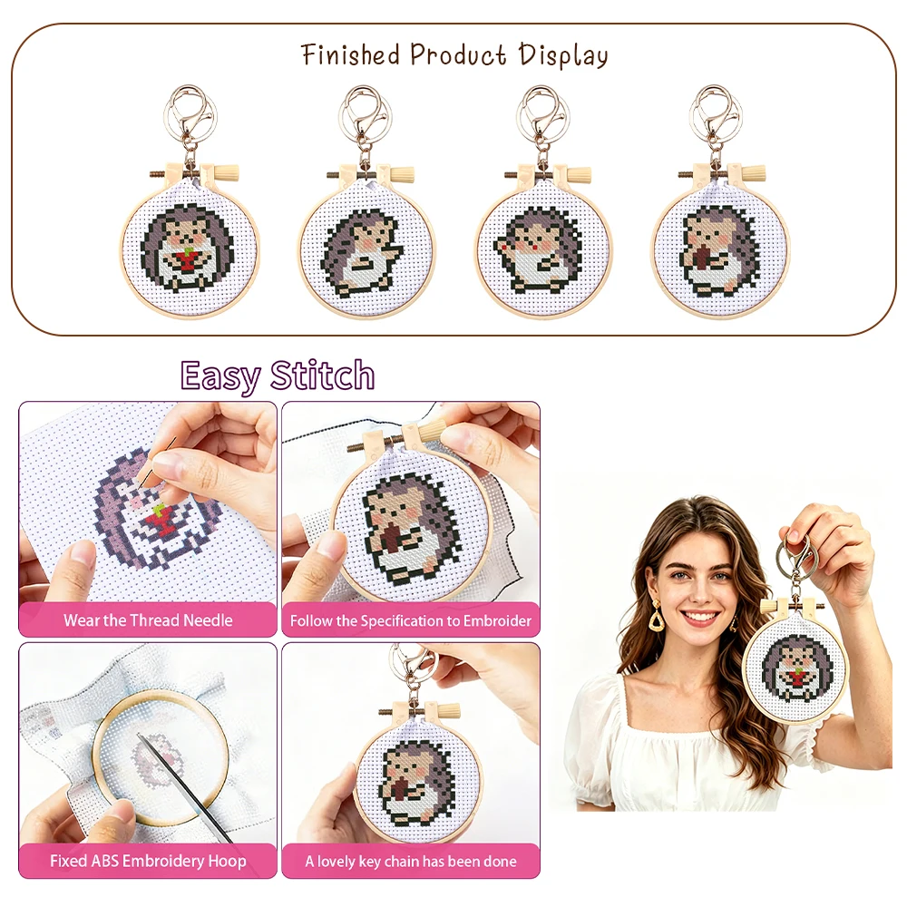 4Pcs Embroidery Starter Kit DI - Soap Making Kit For Kids 评论和价格