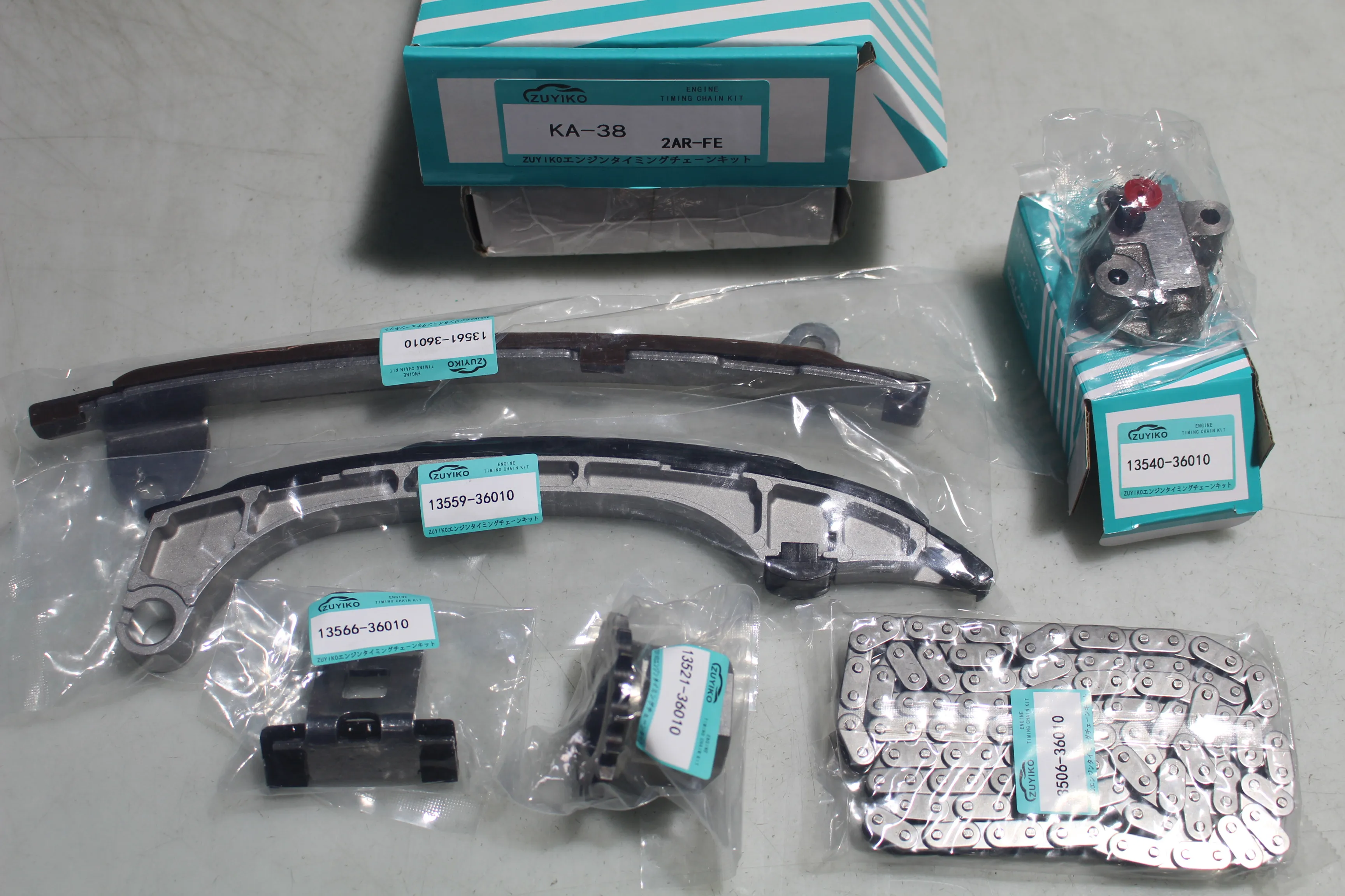 1ar 2ar مجموعة سلسلة التوقيت لمحرك كامري هايلاندر 1AR-FE 2AR-FE 13506-36010 13540-36010 KA-38