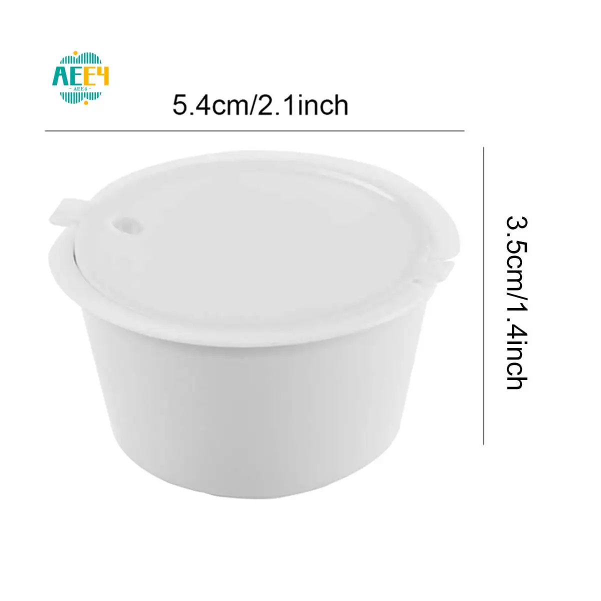 

AEE4-3 Pcs Coffee Capsules Refillable Coffee Capsules Pods Reusable Universal Coffee Filter With Spoon Brush For Dolce Gusto A