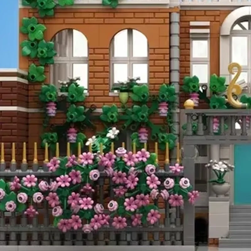 populaire Britse aristocratische romantische serie Engelse landhuis architectuur diorama bakstenen herenhuis blokken gebouw speelgoed cadeau moc