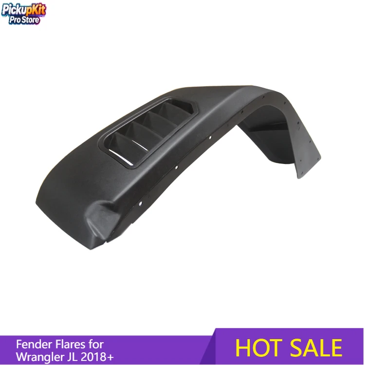 

Горячая распродажа: Премиальные черные алюминиевые расширители колесных арок для Wrangler JL 2018+