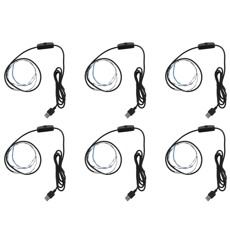 

MCGS-6X UVC Germicidal Disinfection Light Bar 5V Bactericidal Lamp Mites Light Strips LED Strip Light 50X1cm