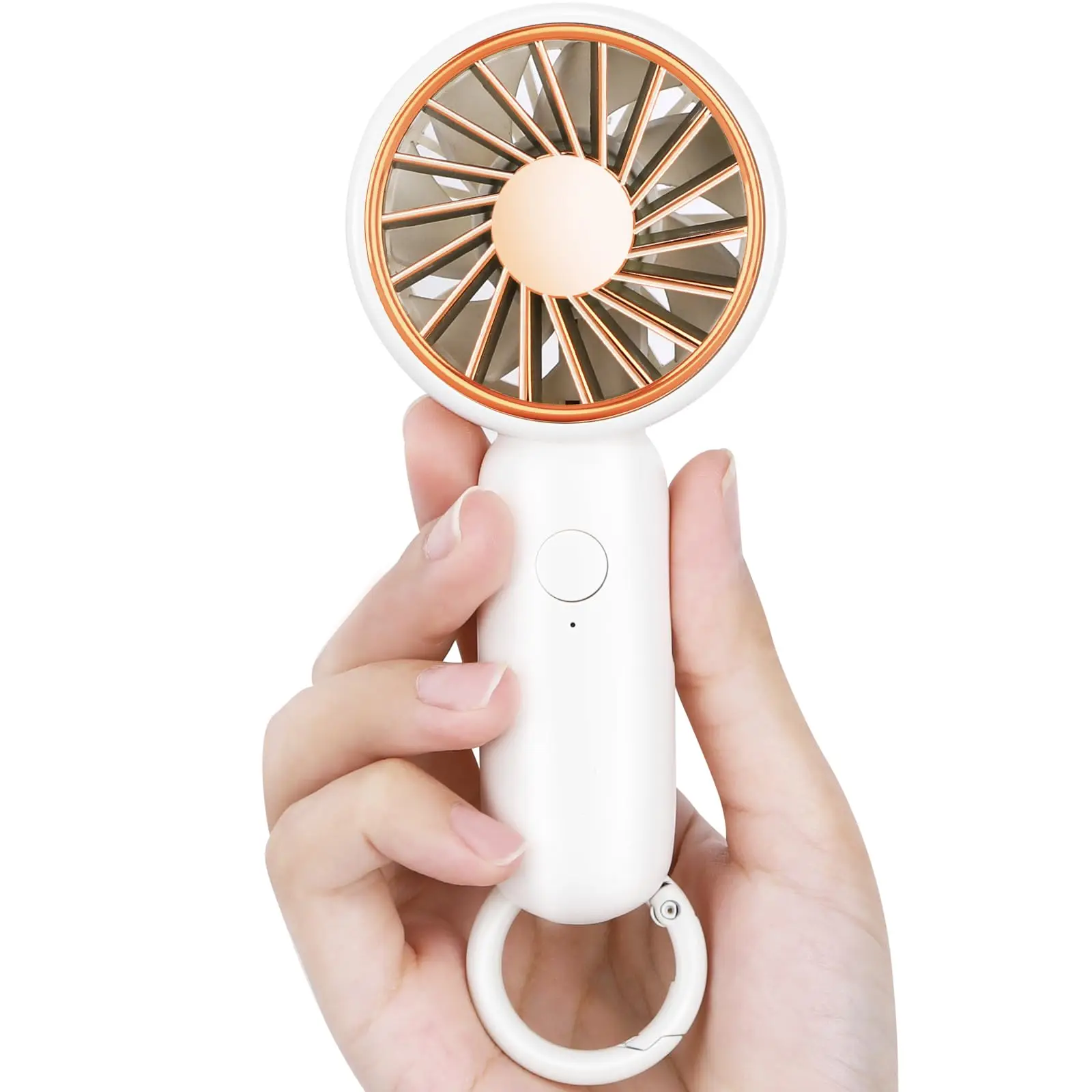 

Mini Portable Fan Handheld Fan Rechargeable Cooling Handheld Fan Latch Outdoor Travel Indoor Office And Home