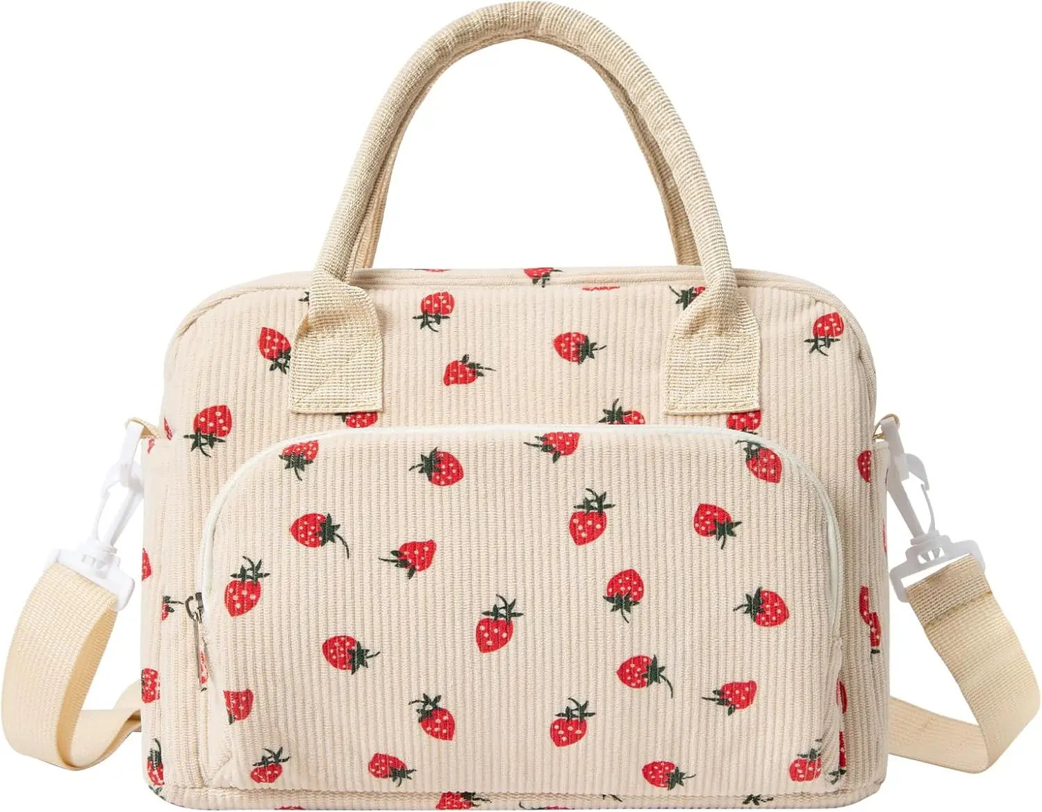 Large Insulated Lunch Bag for Work Picnic, Leakproof Cooler Tote with Shoulder Strap