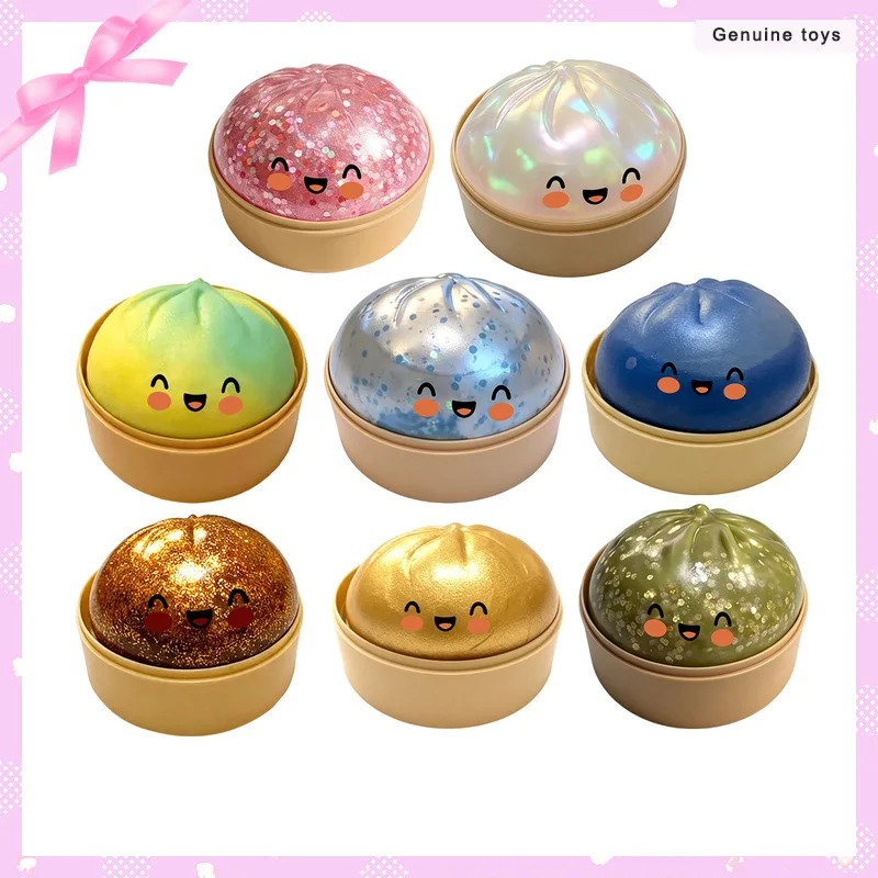 

Игрушка-антистресс DOWMOO в виде булочки: милая, мягкая, нелипкая, для снятия скуки и стресса