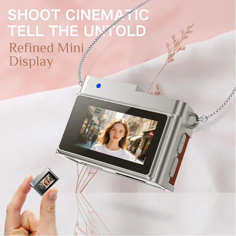 Mini Cámara S150 HD 1080P, Cámara Espía Digital Retro, Grabadora de Video y Audio, Mini Cámara Portátil con Llavero, Pequeña Cámara Corporal para Exteriores