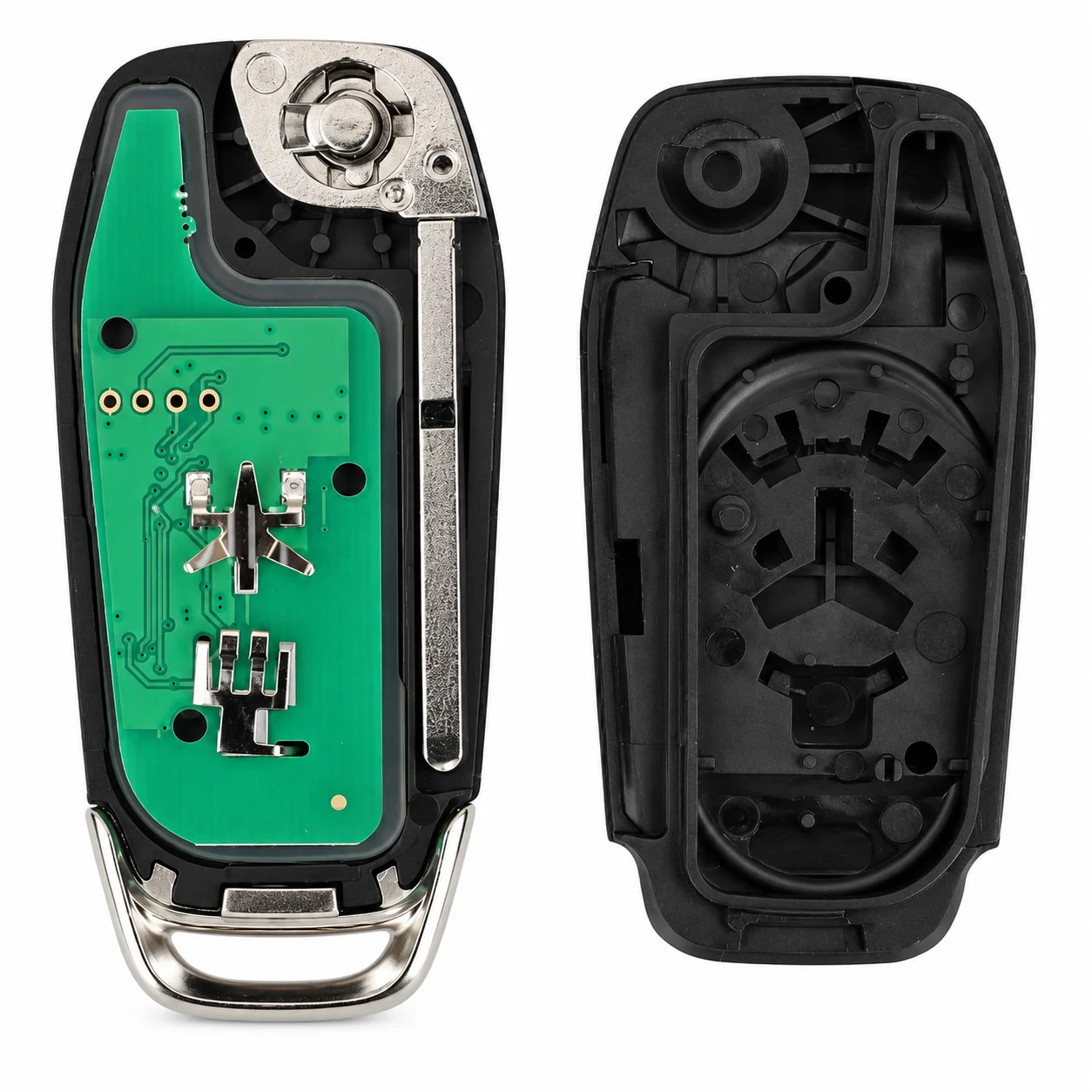 433MHz ID49 Flip Remote Car Key 2 Button for Ford Ranger PX2 2015-2019 F150 2015-2017 Fiesta 2017-2021 EB3T-15K601-BA