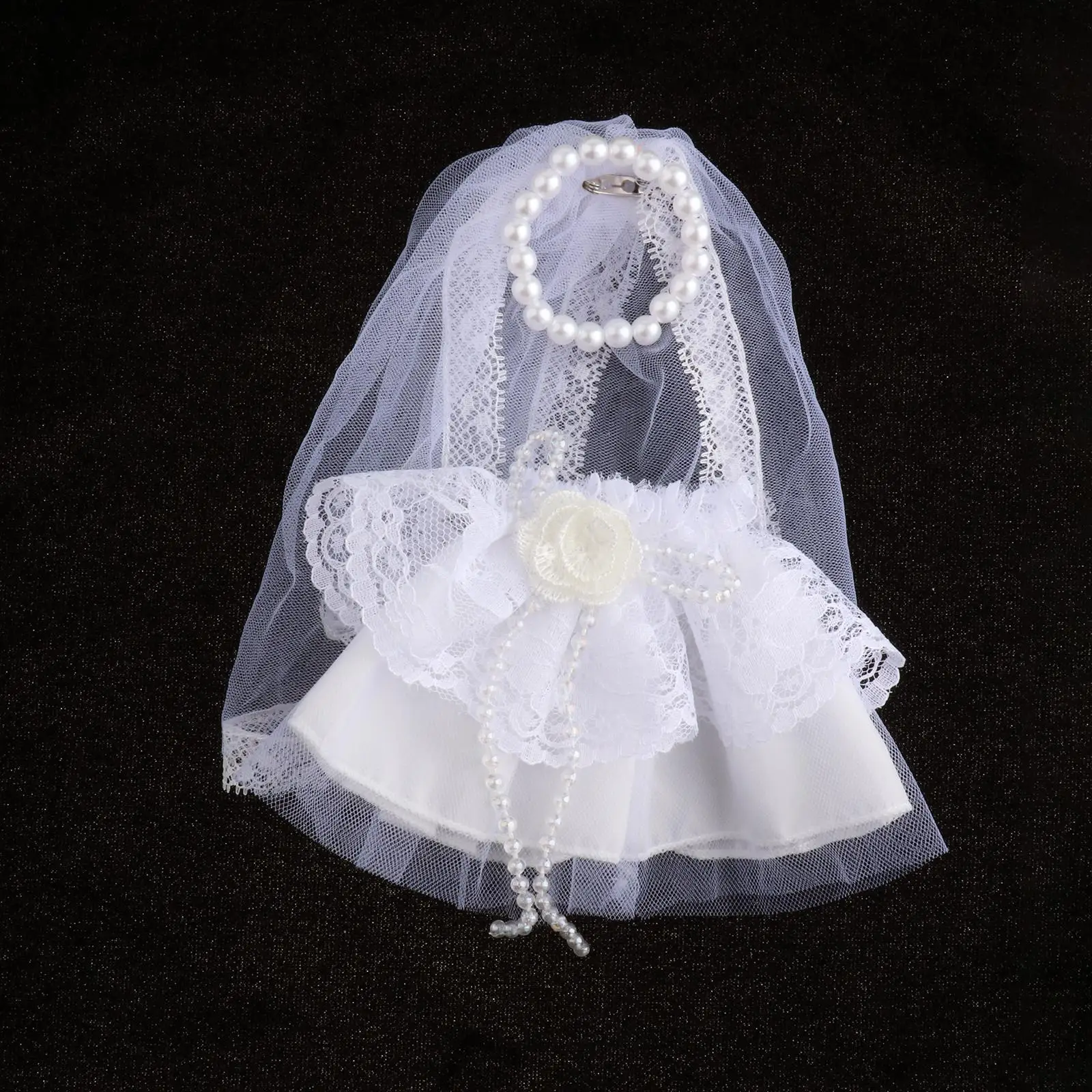 Robe de mariée mignonne pour petites filles, accessoires en peluche confortables, tenues au beurre, vêtements au beurre, 15cm