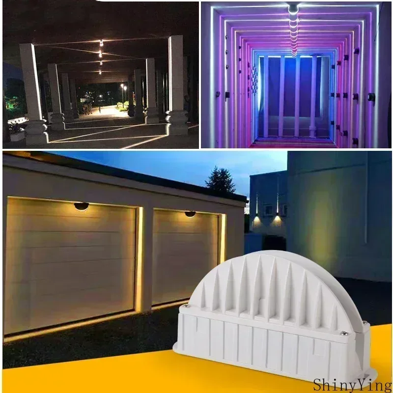 Imagem -06 - Narrow Led Window Sill Lights Controles Remotos Rgb Lâmpadas de Parede Luz para Casa Janela Varanda Teto Casa Decoração