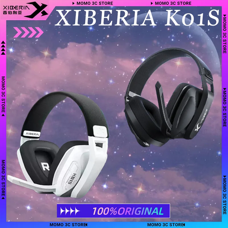 Игровые наушники XIBERIA K01S, трехрежимный объемный звук 7.1, высококачественная, длительный срок службы, легкая эргономичная гарнитура для киберспорта