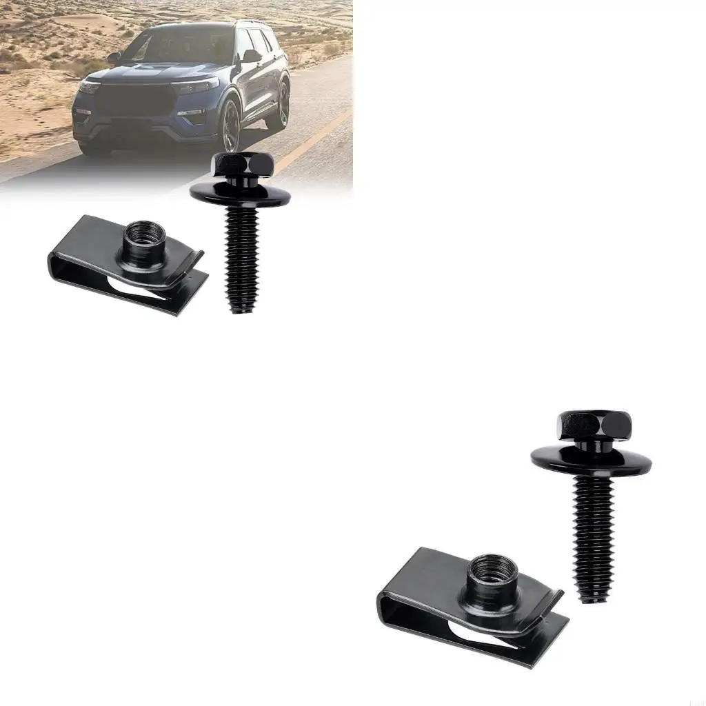F1CF Automotive Grade Bolt Mudguard Mounting Universal Heavy Duty Metal Construction Corrosion Resistant Fastening System