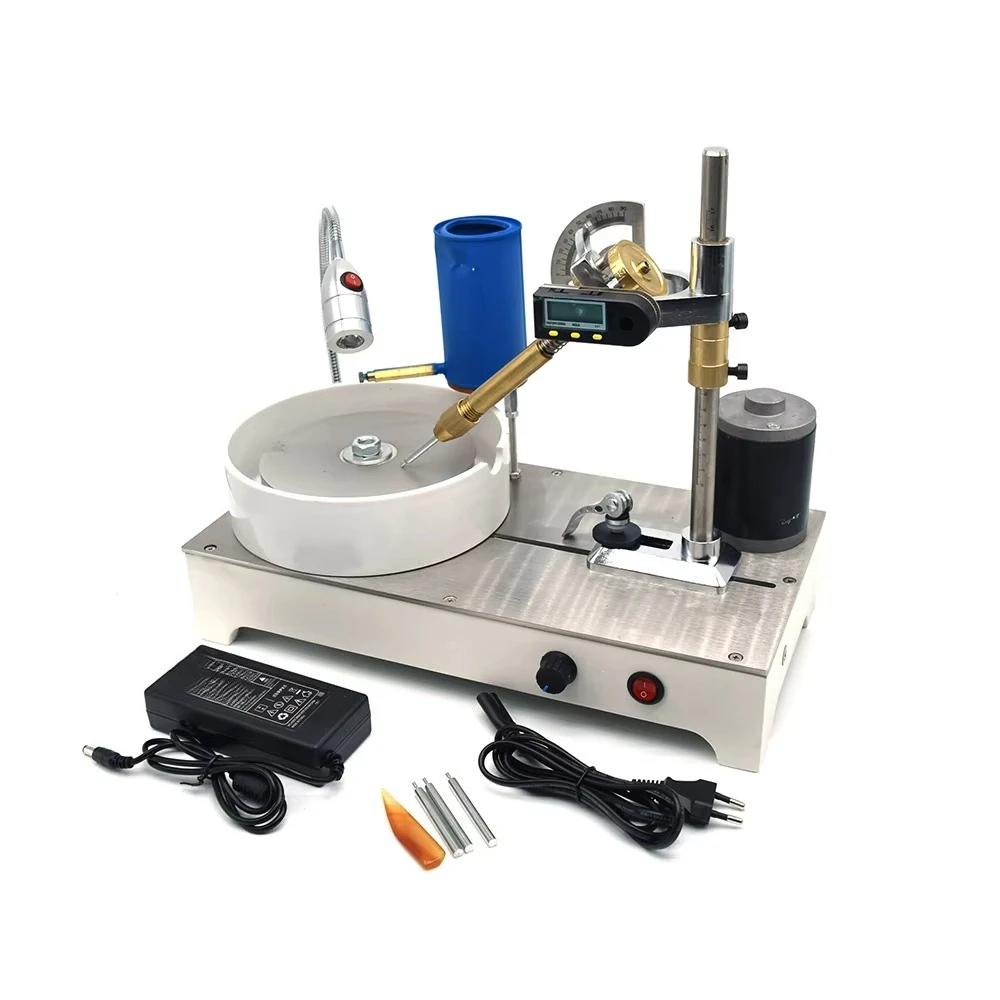 

2800RPM Jewelry Making Tools Lapidary Machine for Gem Faceting Jade Grinding Rock Polisher Jewel Angle Polisher for