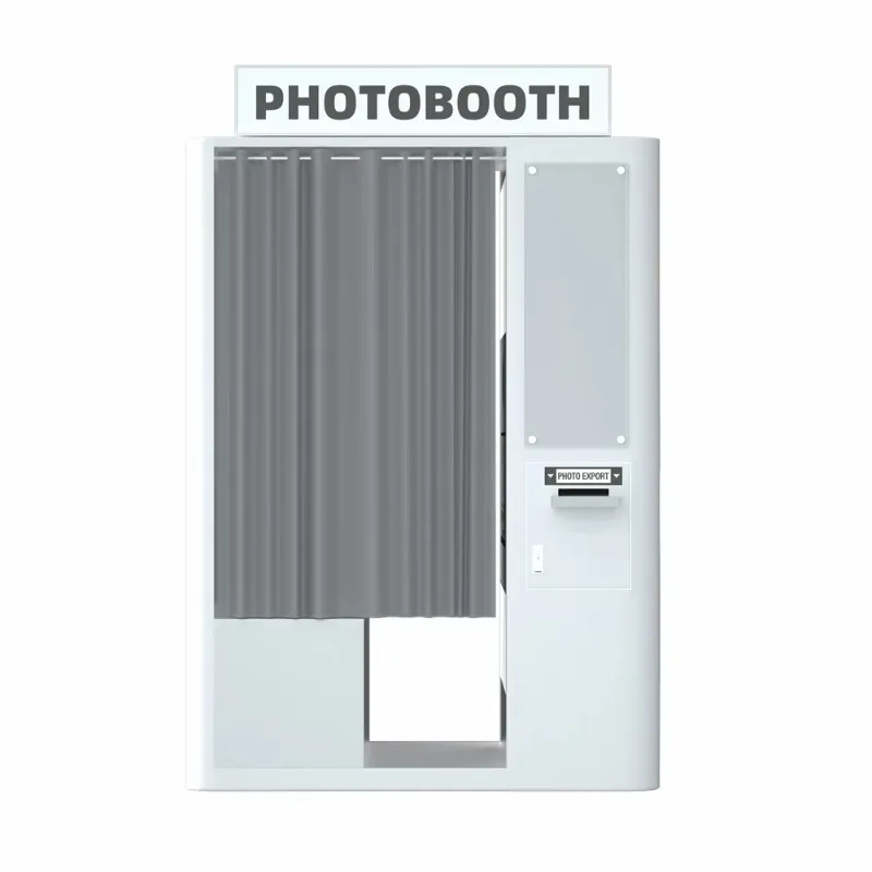 Smart Digital Photo Booth Vending Multi-language Self Service Convenient Photobooth Custom