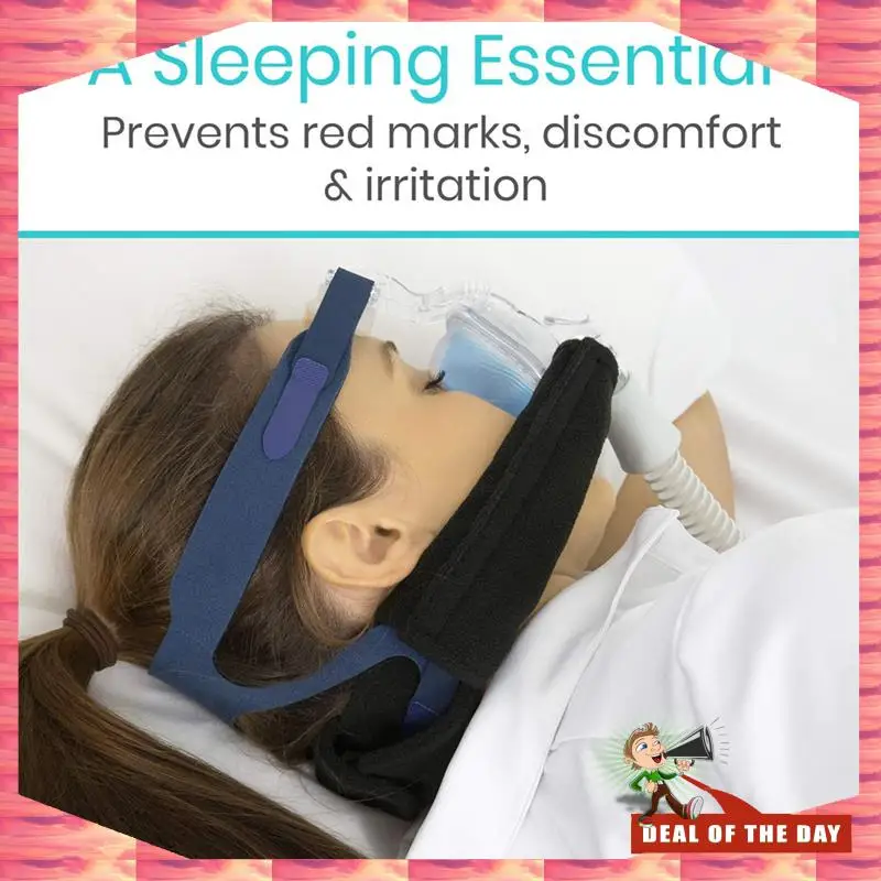 24-Hour Delivery 1Pcs CPAP Neck Pad - Mask Strap Padded Accessories - Fleece Comfort Cover For Full Face And Nasal Headgear -Sup