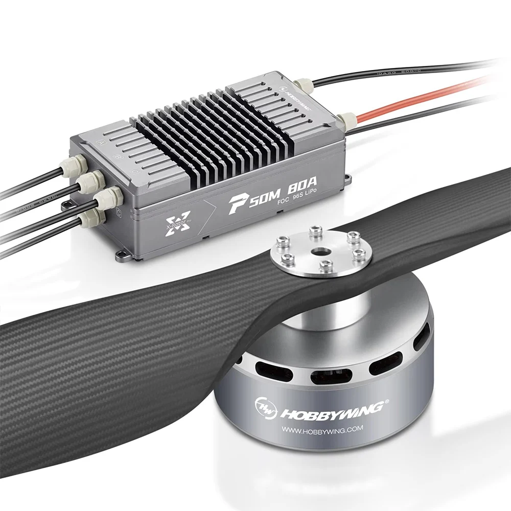 Hobbywing P50M Drone Heavy Lift Parti fai da te 400V Ad alta tensione Accessori per droni di grandi dimensioni Sistema di alimentazione Motore brushless per Big Drone