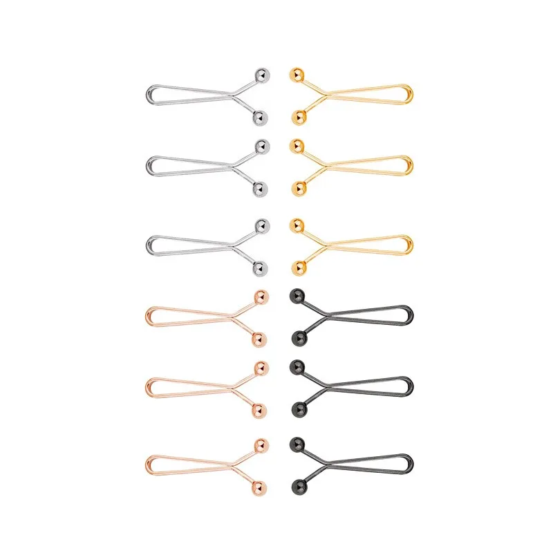 12pcs U-Shaped Headscarf Pins Women's Shawl Bandana Brooch Clips Hijab Pin DIY Apparel Accessories for Headcover