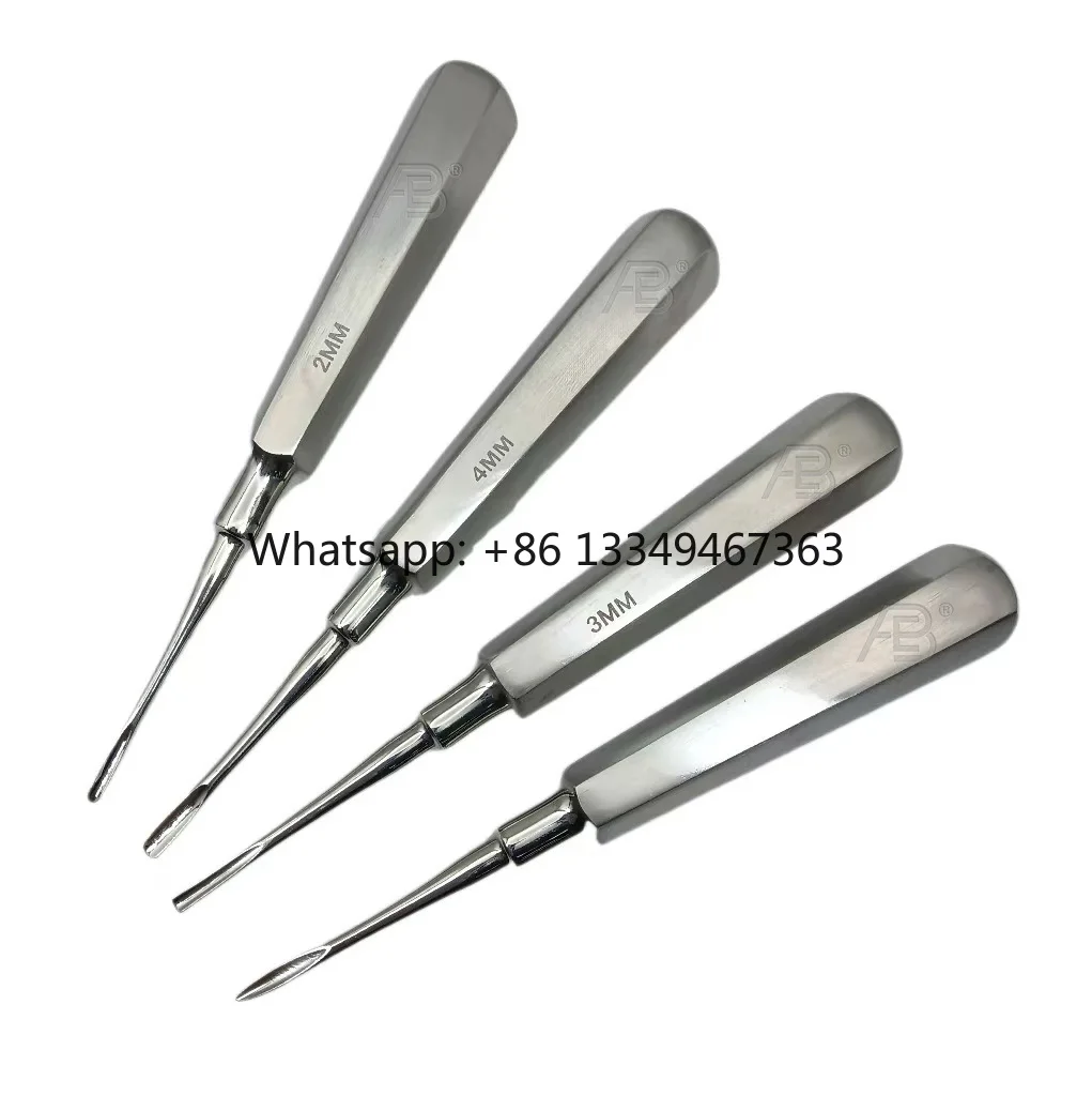 

Fast shipping 8PCS/Set Elevator Stainless Steel Extraction Tools Kit Curved Root Elevator Toolswholesale price