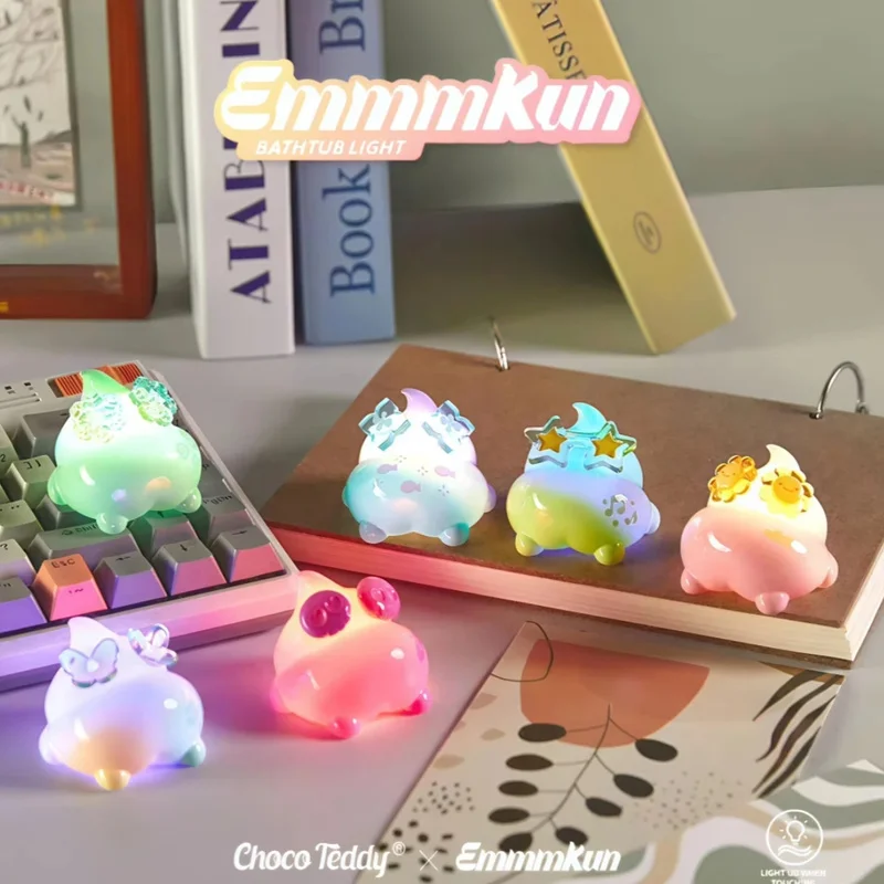 

Подлинная лампа для ванны Emmmkun, слепая коробка, Em мм, ночник для джентльмена, настольные декоративные украшения, кавайный подарок