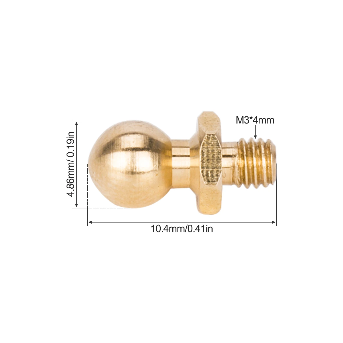 M3 Thread Round Ball Head Screws 10Pcs for 1/10 RC Drift Car Spare Universal Accessaries Tamiya TT01 TT02 Sakura D5 DIY Parts
