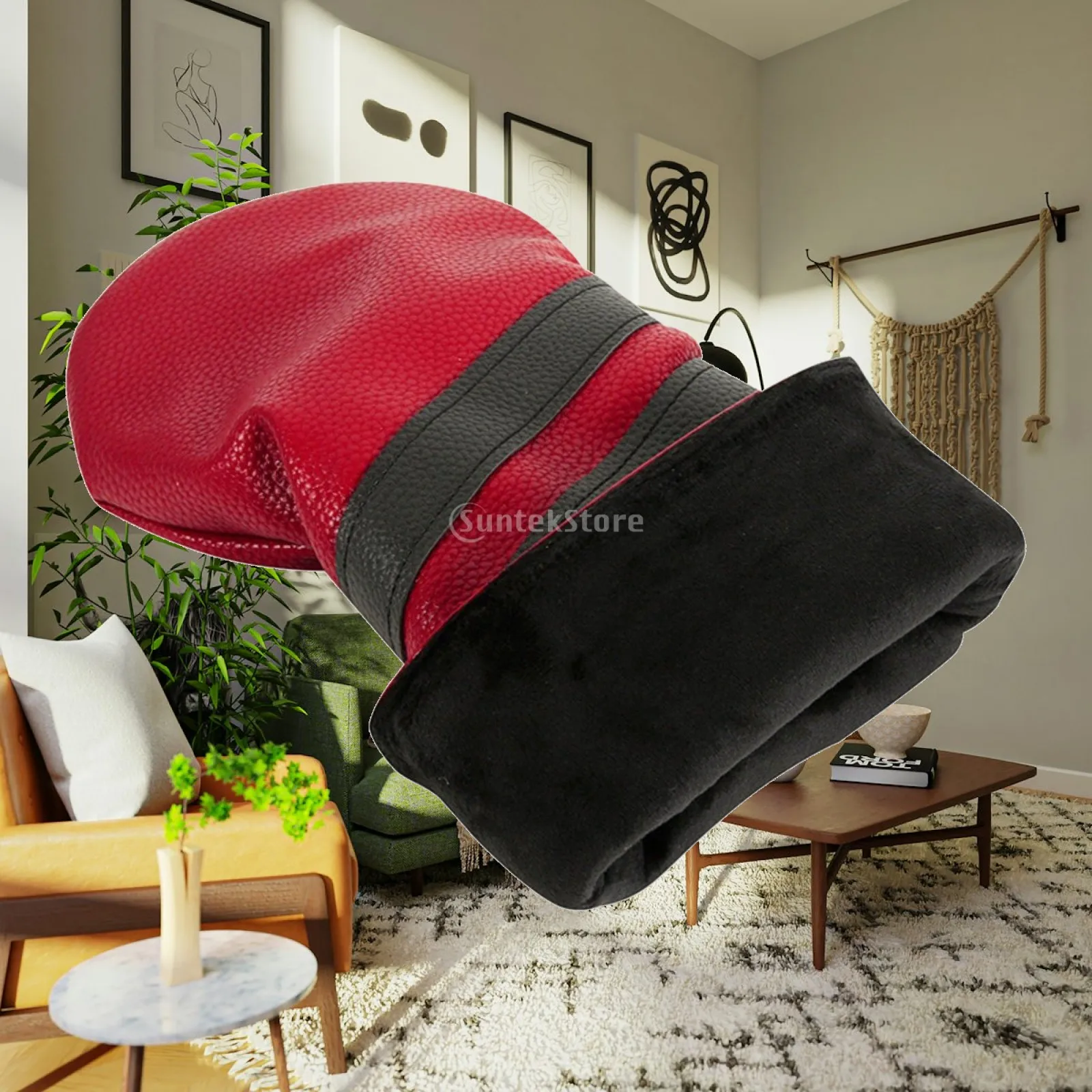 Golf Driver Head Cover Fairway Wood Protector with Rotating Number Tag for Easy Club ID in Golf Bag Storage