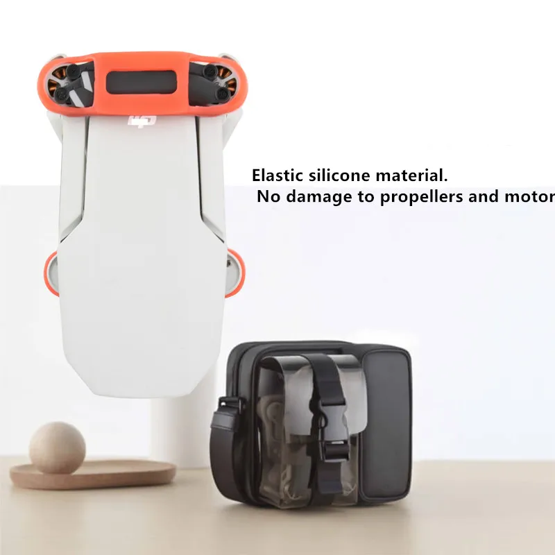 مراوح حامل ثابت للطائرات بدون طيار ، سيليكون حزام غطاء للحماية ، الحرس ل dji mavic Mini ، Mini 2 ، Mini SE ، اكسسوارات الطائرة بدون طيار ، 2 قطعة