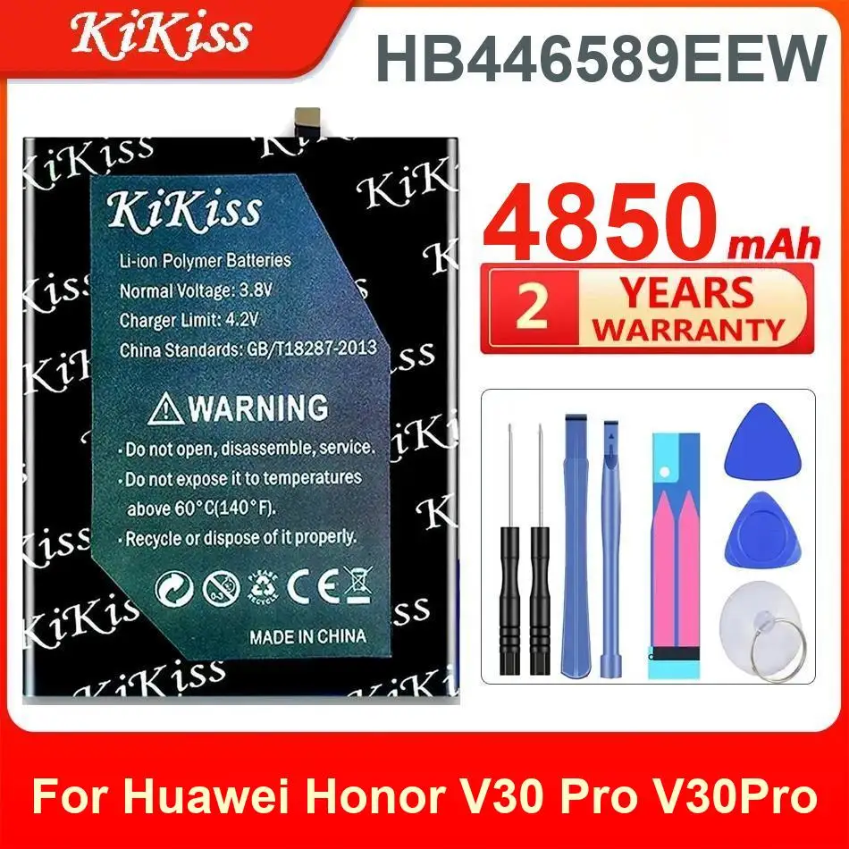 

4850Mah Kikiss Battery HB446589EEW For Huawei Honor V30 Pro V30pro